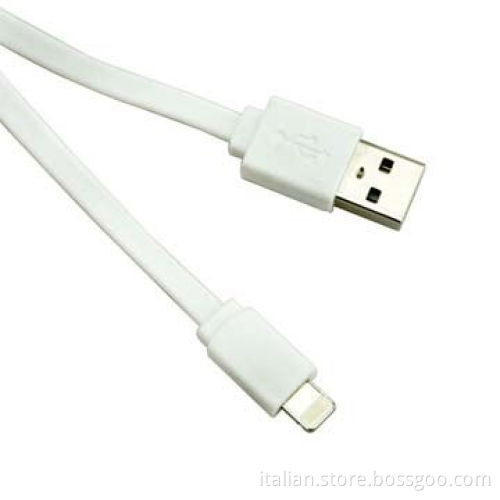 USB cable for iPhone 5/5s/5c with TPE material charging & sync data